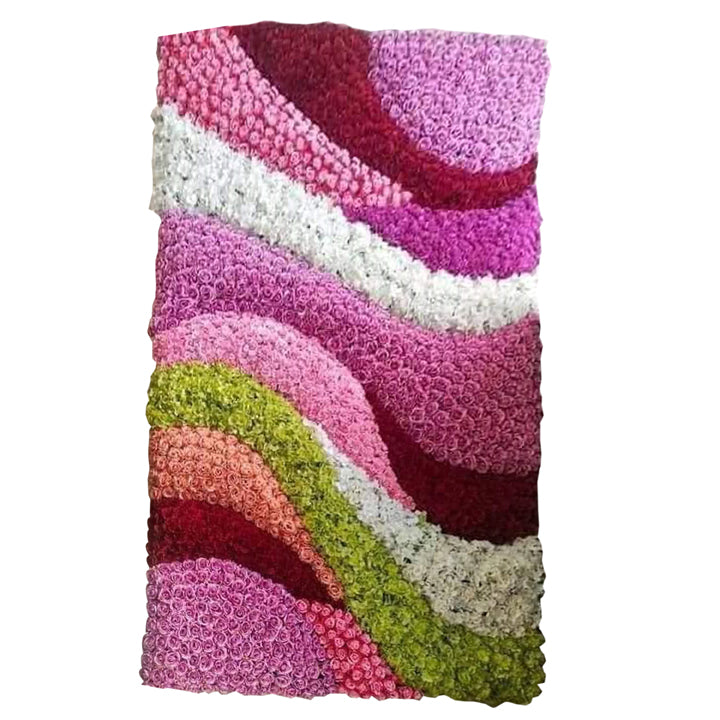 MULTICOLOURS FLOWERS WALL
