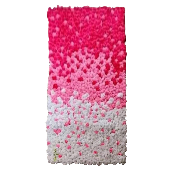 CARNITION FLOWERS GRADESHTION WALL- RANI,PINK AND WHITE