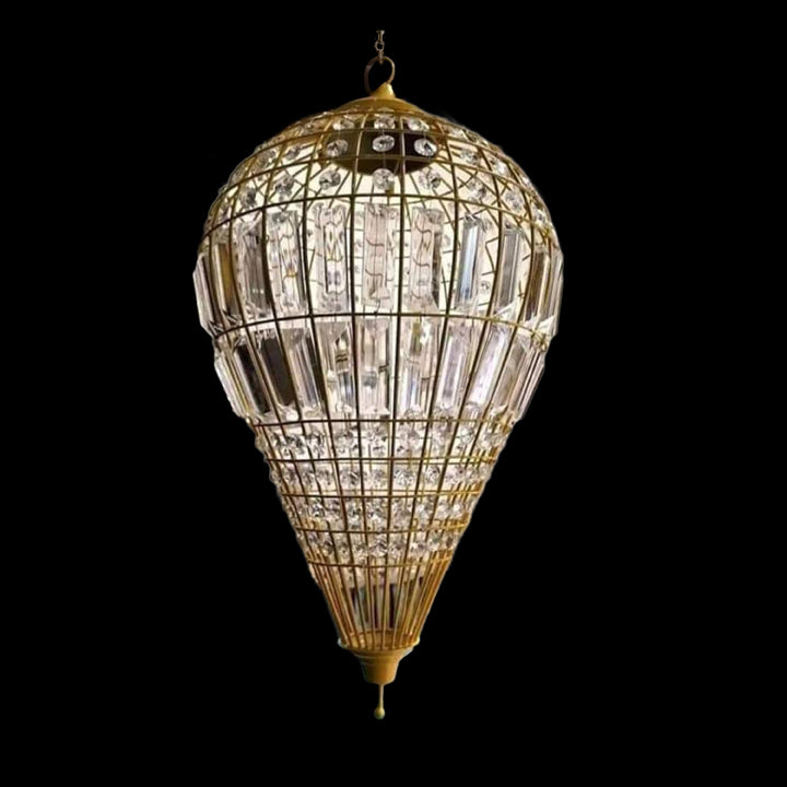 BHAVRA SHEPE CRYSTAL AND GLASS PATRI BALL- GOLD