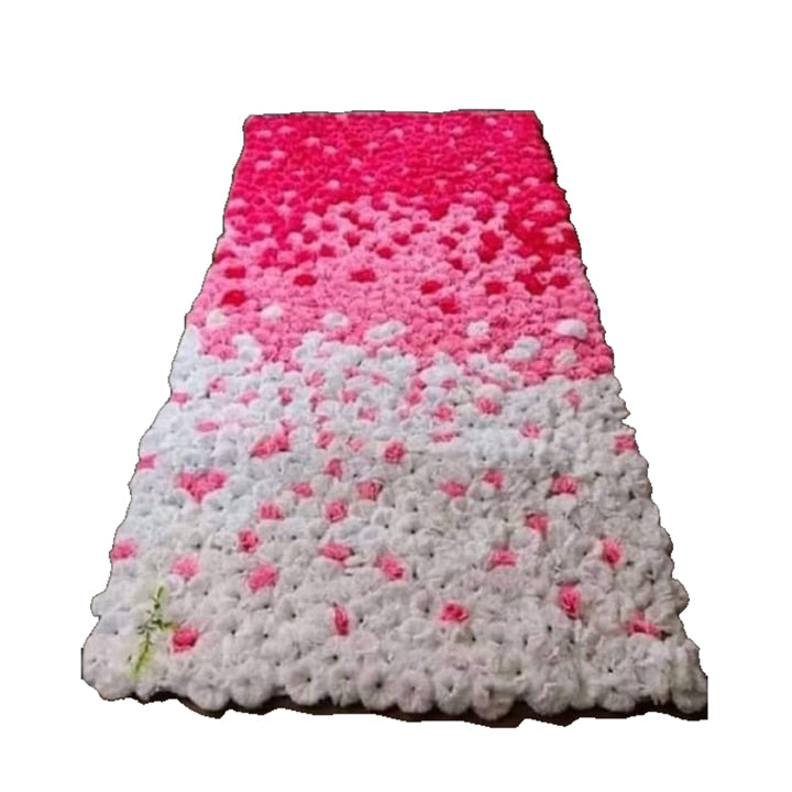 CARNITION FLOWERS GRADESHTION WALL- RANI,PINK AND WHITE